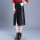 Women sexy PU Leather Long Vent Skirt